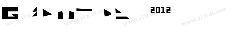 Geotica 2012字体转换